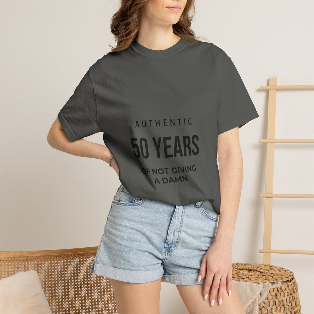 50 Years of Not Giving a Damn Tee — Funny 50th Birthday T-Shirt