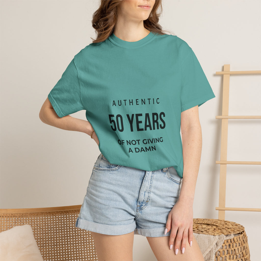 50 Years of Not Giving a Damn Tee — Funny 50th Birthday T-Shirt