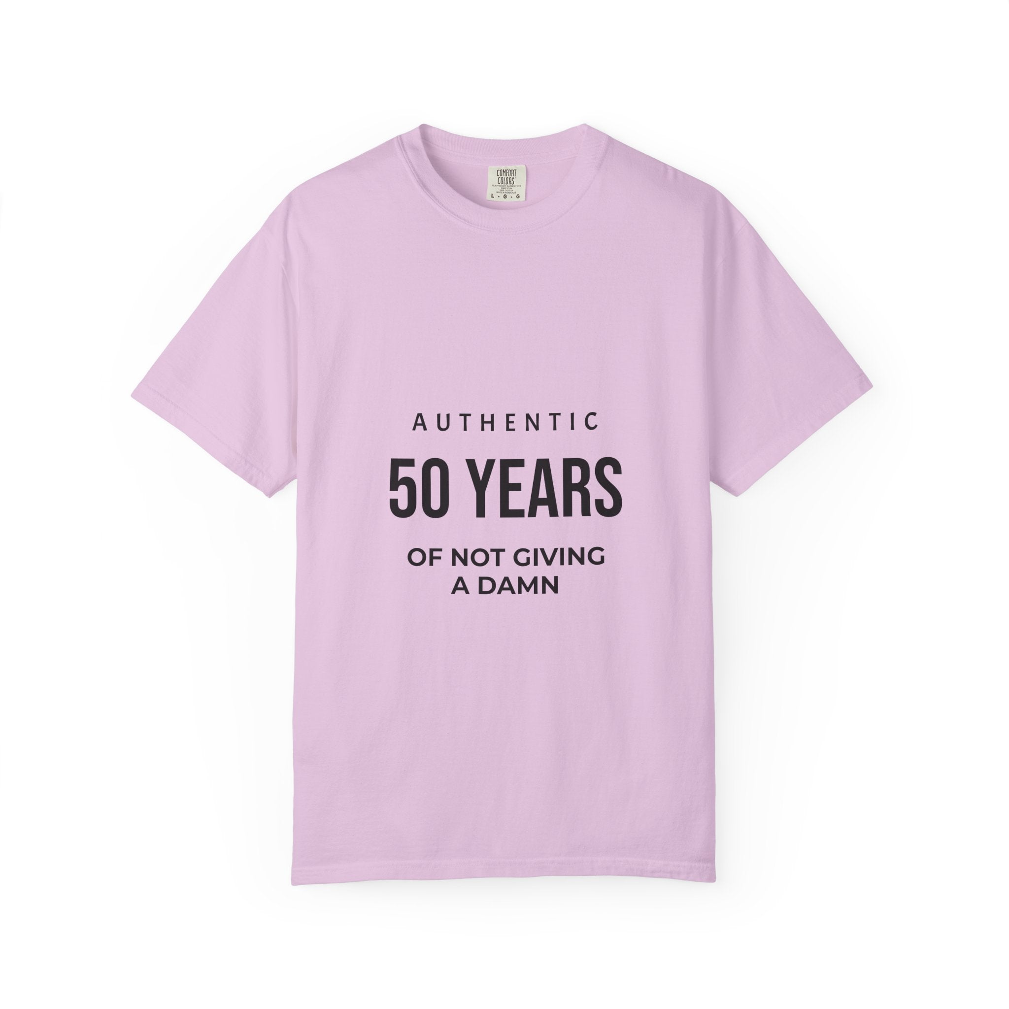 50 Years of Not Giving a Damn Tee — Funny 50th Birthday T-Shirt