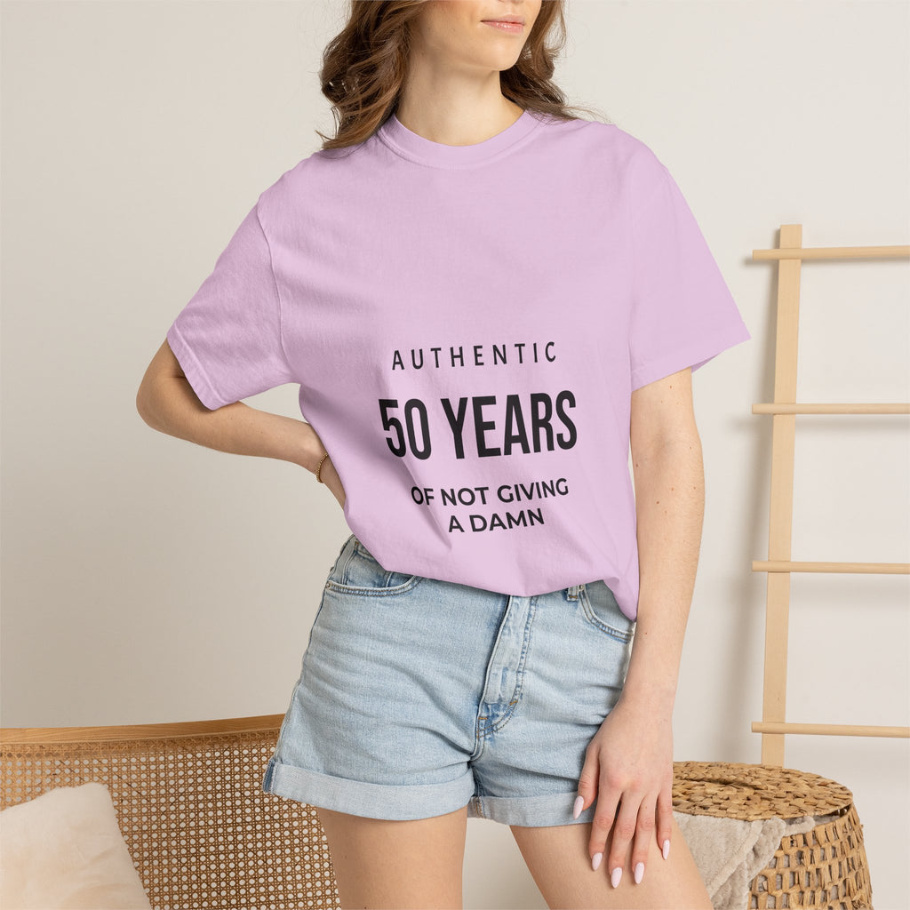 50 Years of Not Giving a Damn Tee — Funny 50th Birthday T-Shirt