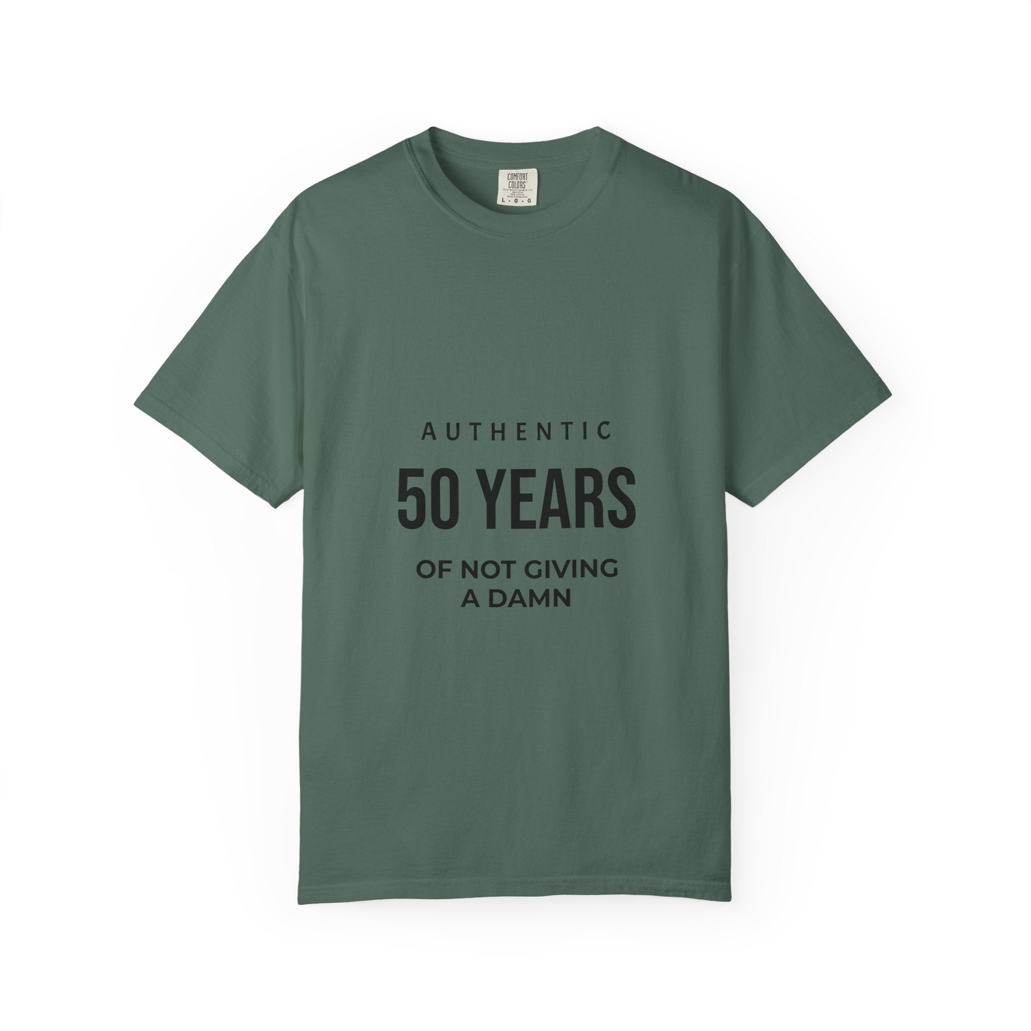 50 Years of Not Giving a Damn Tee — Funny 50th Birthday T-Shirt