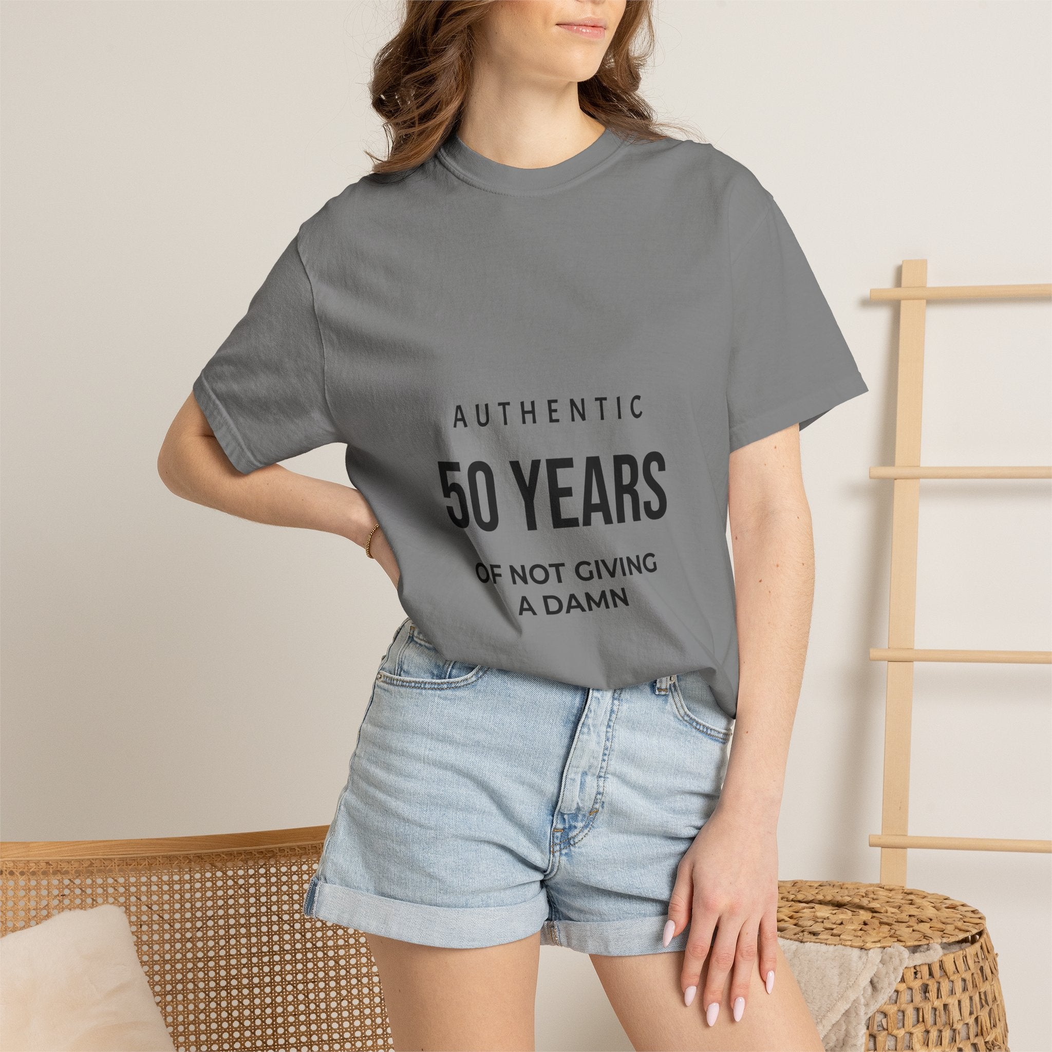 50 Years of Not Giving a Damn Tee — Funny 50th Birthday T-Shirt
